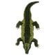 Handmade Rug Tufted Crocodile Pattern Wool Rug